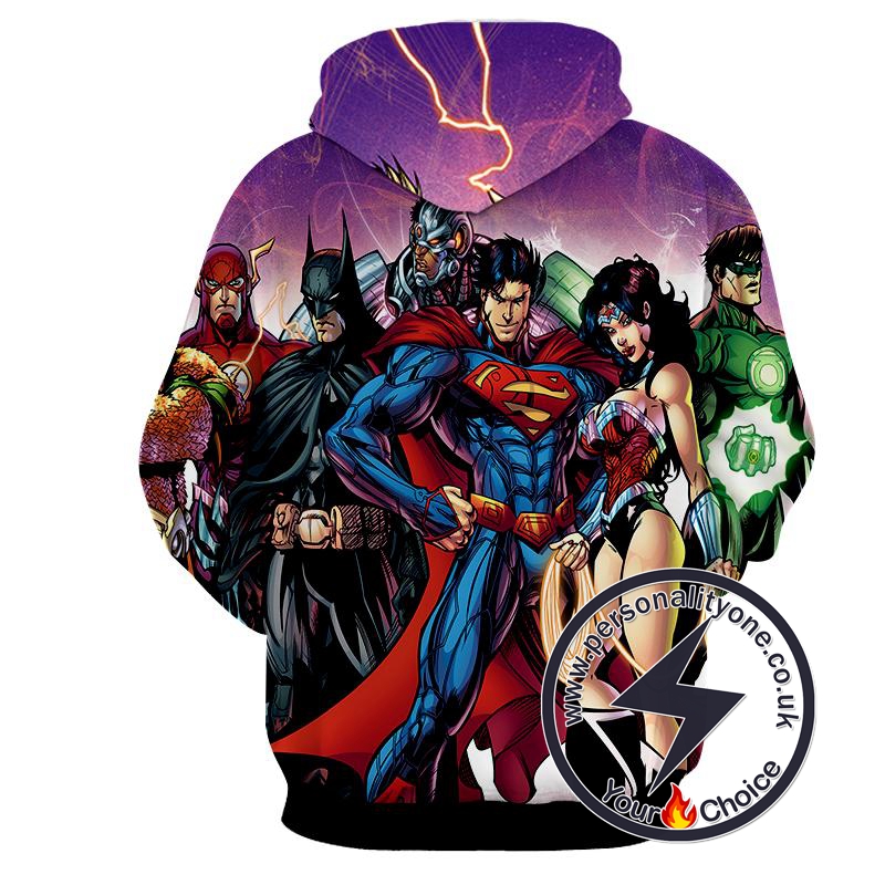 Justice League - Justice League 3D - Justice League Hoodies